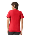 Heavyweight Cotton Unisex Tee RED Back