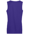 Ladies Reversible Wicking Tank PURPLE/WHITE Back
