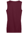 Youth Reversible Wicking Tank MAROON/WHITE Back