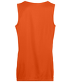 Youth Reversible Wicking Tank ORANGE/WHITE Back