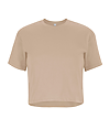 Ideal Crop Tee TAN FRONTOF