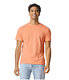 Adult Heavyweight Tee NEON CANTALOUPE BACK