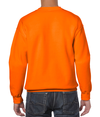 Heavy Blend Crew Sweatshirt S ORANGE Back