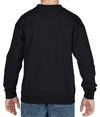 Heavy Blend Youth Crewneck BLACK Back