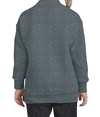Heavy Blend Youth Crewneck DARK HEATHER Back