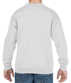 Heavy Blend Youth Crewneck WHITE Back