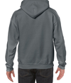 Heavy Blend Hooded Sweatshirt CHARCOAL Back
