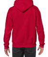 Heavy Blend Hooded Sweatshirt CHERRY RED Back
