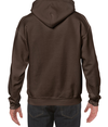 Heavy Blend Hooded Sweatshirt DARK CHOCOLATE Back