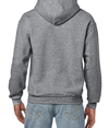 Heavy Blend Hooded Sweatshirt GRAPHITE HEATHER Back