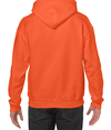 Heavy Blend Hooded Sweatshirt ORANGE Back