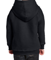 Heavy Blend Youth Hoodie BLACK Back