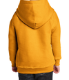 Heavy Blend Youth Hoodie GOLD Back