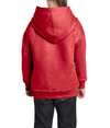 Heavy Blend Youth Hoodie HEATHER SPORT SCARLET RED Back