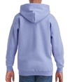 Heavy Blend Youth Hoodie VIOLET Back