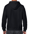 Heavy Blend Full Zip Hood BLACK Back