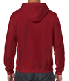 Heavy Blend Full Zip Hood CARDINAL RED Back