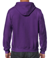 Heavy Blend Full Zip Hood PURPLE Back
