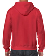 Heavy Blend Full Zip Hood RED Back