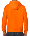 Heavy Blend Full Zip Hood S ORANGE Back