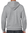 Heavy Blend Full Zip Hood SPORT GREY Back