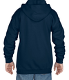 Youth Full Zip Hoodie NAVY Back
