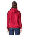 Maxweight Adult Hoodie CHERRY RED Back