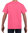 Ultra Cotton Youth T-Shirt SAFETY PINK (50C/50P) Back