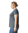Ultra Cotton Womens T-Shirt DARK HEATHER (50C/50P) Side