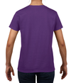 Ultra Cotton Womens T-Shirt PURPLE Back