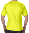Ultra Cotton Adult Tall Tee SAFETY GREEN (50C/50P) Back