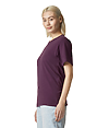 Fine Jersey Unisex T-Shirt EGGPLANT Side