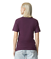 Fine Jersey Unisex T-Shirt EGGPLANT Back