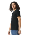 CVC Unisex V-Neck T-Shirt BLACK Side