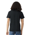 CVC Unisex V-Neck T-Shirt BLACK Back