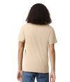 CVC Unisex V-Neck T-Shirt HEATHER BONE Back