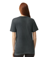 CVC Unisex V-Neck T-Shirt HEATHER CHARCOAL Back