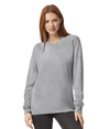 Fine Jersey Unisex Long Sleeve HEATHER GREY Side