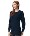 Fine Jersey Unisex Long Sleeve NAVY Side