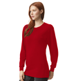 Fine Jersey Unisex Long Sleeve RED Side