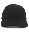 Brushed Cotton Twill Cap BLACK Front