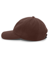 Brushed Cotton Twill Cap CHOCOLATE lside