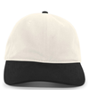 Brushed Cotton Twill Cap KHAKI/BLACK Front