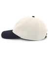 Brushed Cotton Twill Cap KHAKI/NAVY lside