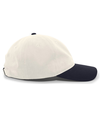 Brushed Cotton Twill Cap KHAKI/NAVY rside