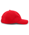 Brushed Cotton Twill Cap RED rside