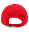 Brushed Cotton Twill Cap RED Back