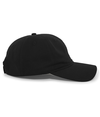 Brushed Cotton Twill Cap BLACK rside