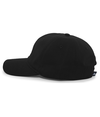 Brushed Cotton Twill Cap BLACK lside