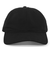 Brushed Cotton Twill Cap BLACK Front